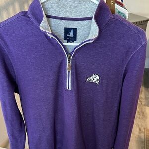 johnnie-O Lavender Zip-Up Sweater Youth